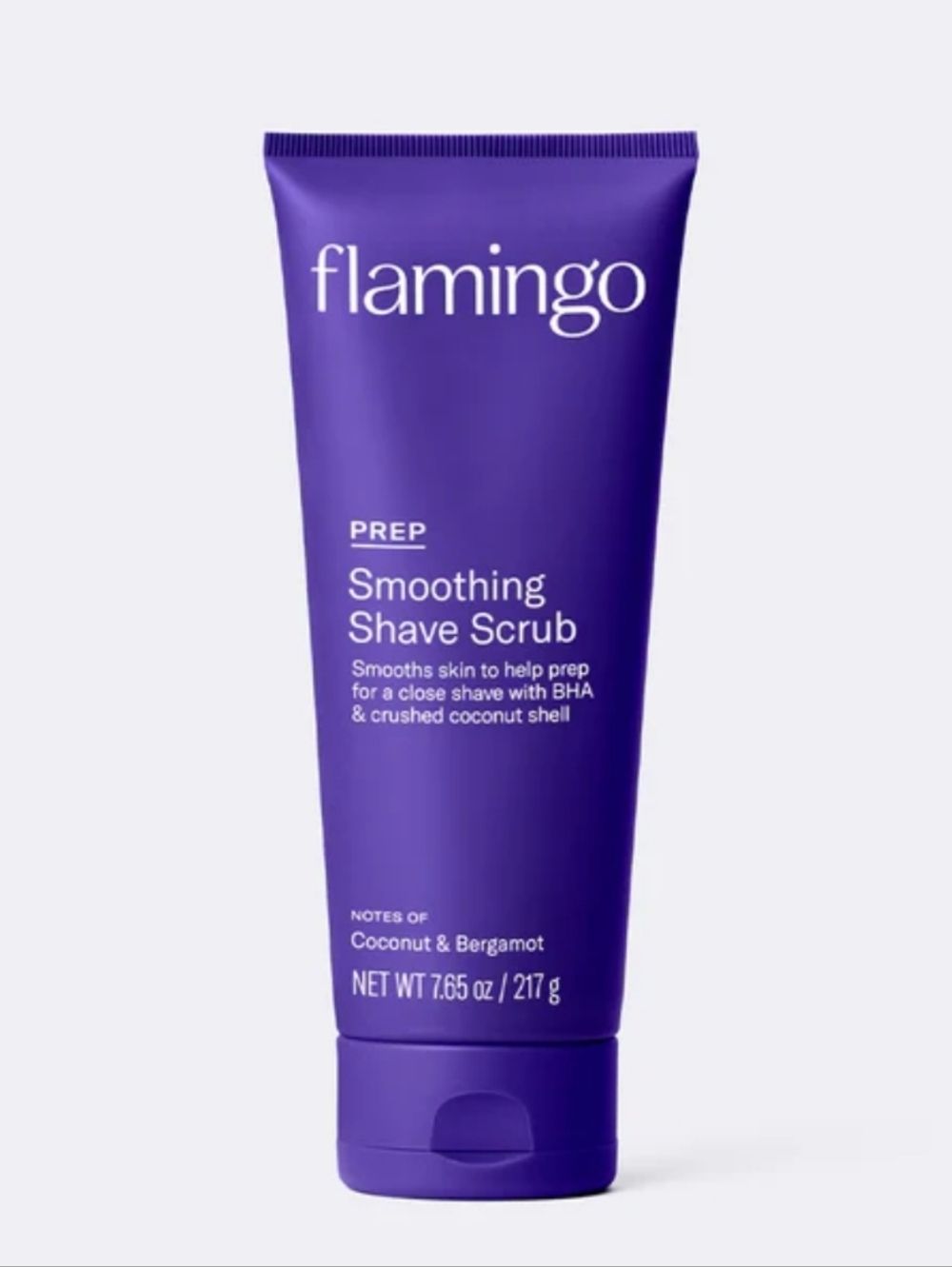 NEW Flamingo Smoothing Shave Scrub Coconut & Bergamot